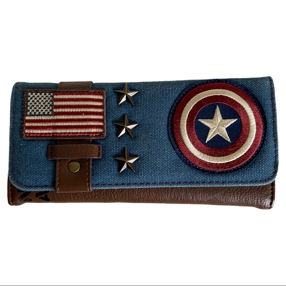 Loungefly Captain America Wallet 2025 - Main Image